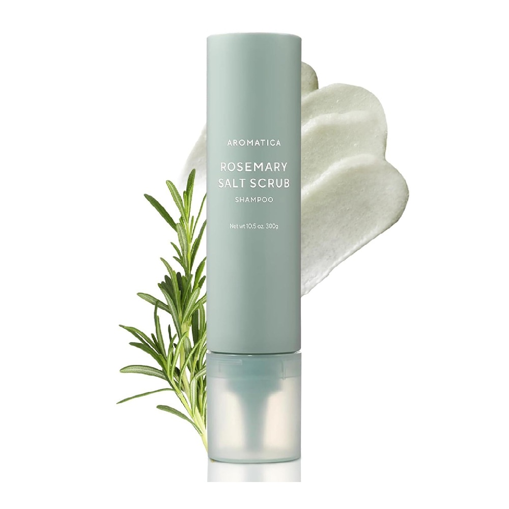 aromatica aromatica rosemary salt scrub shampoo 10.5 oz.