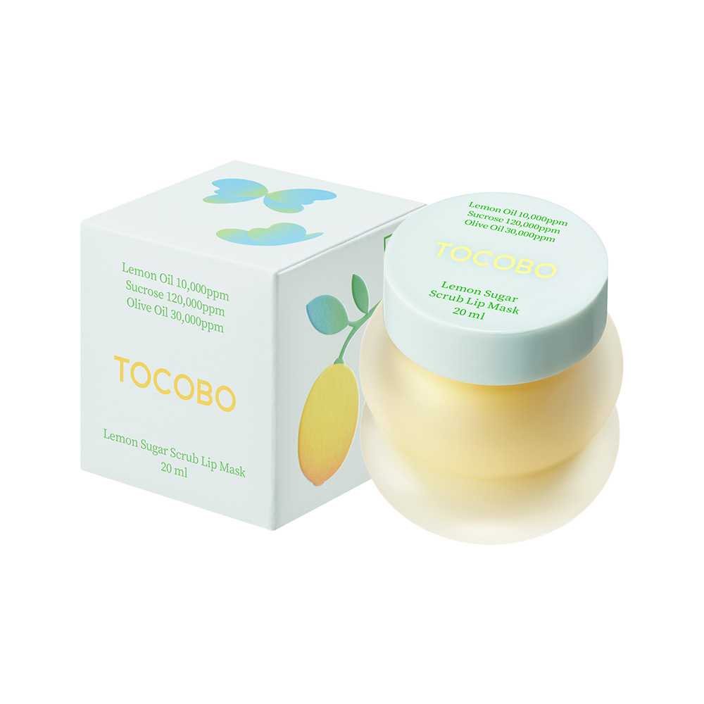 tocobo tocobo lemon sugar scrub lip mask 0.67 oz.