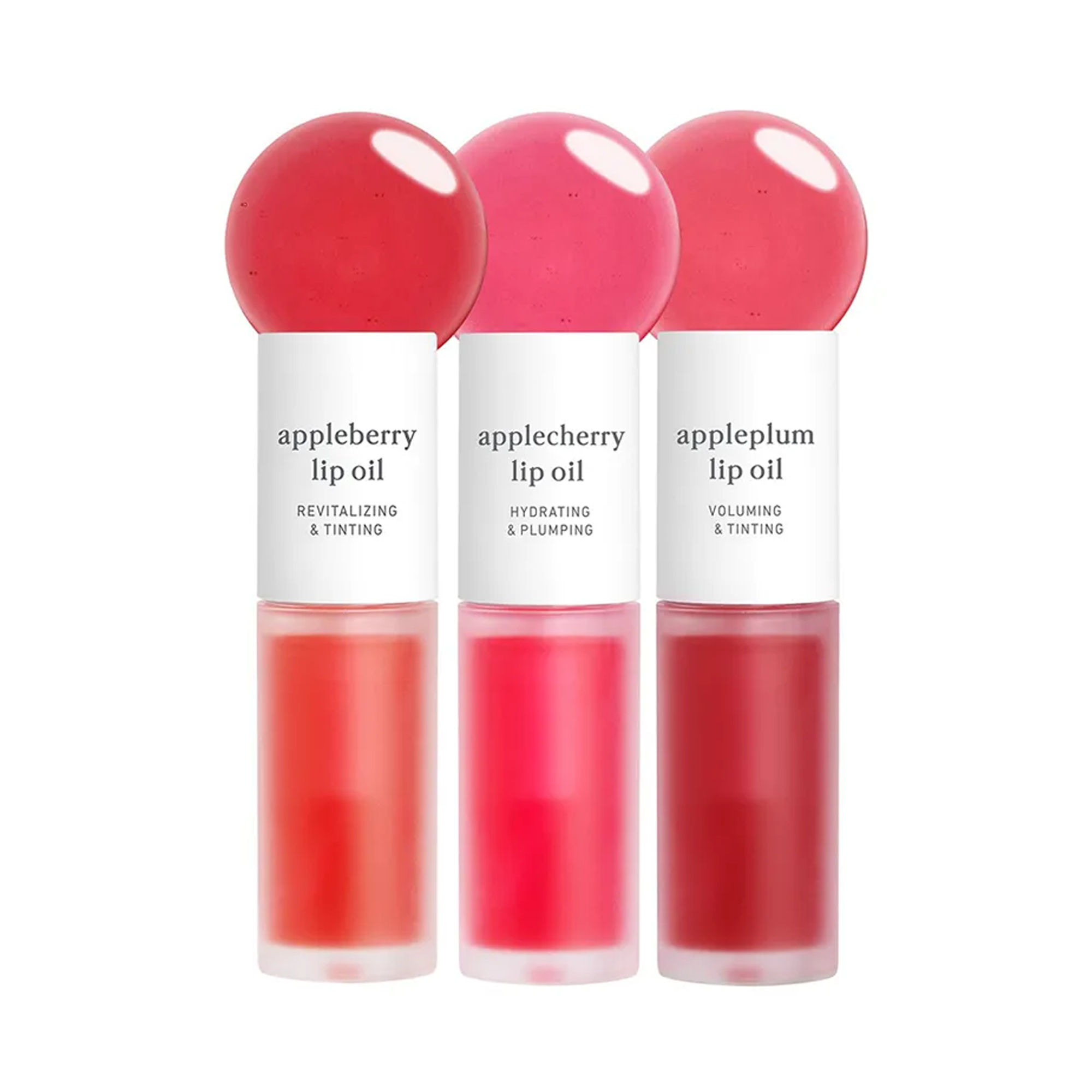 nooni nooni apple seed lip oil set 0.12 fl. oz. x 3ea