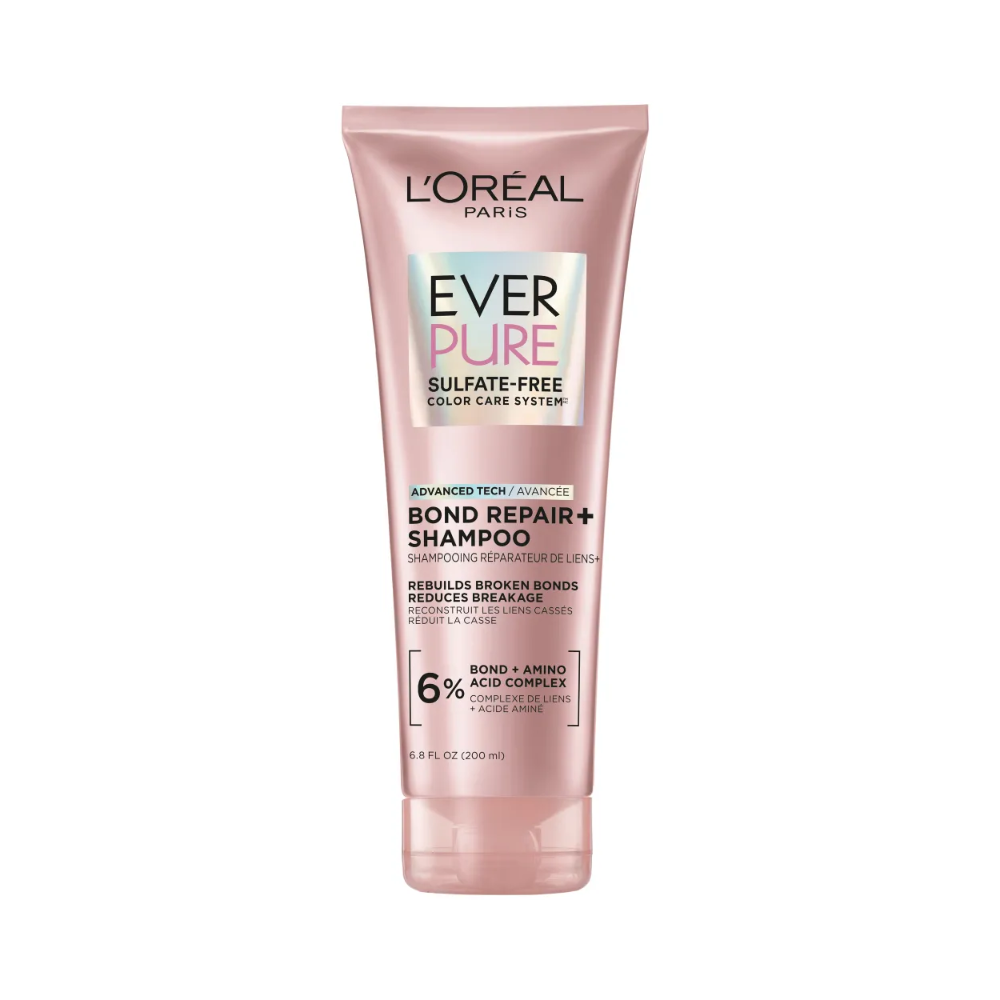 lorealparis l'oreal paris everpure sulfate free bond repair+ shampoo with amino acid complex 6.8 fl. oz.