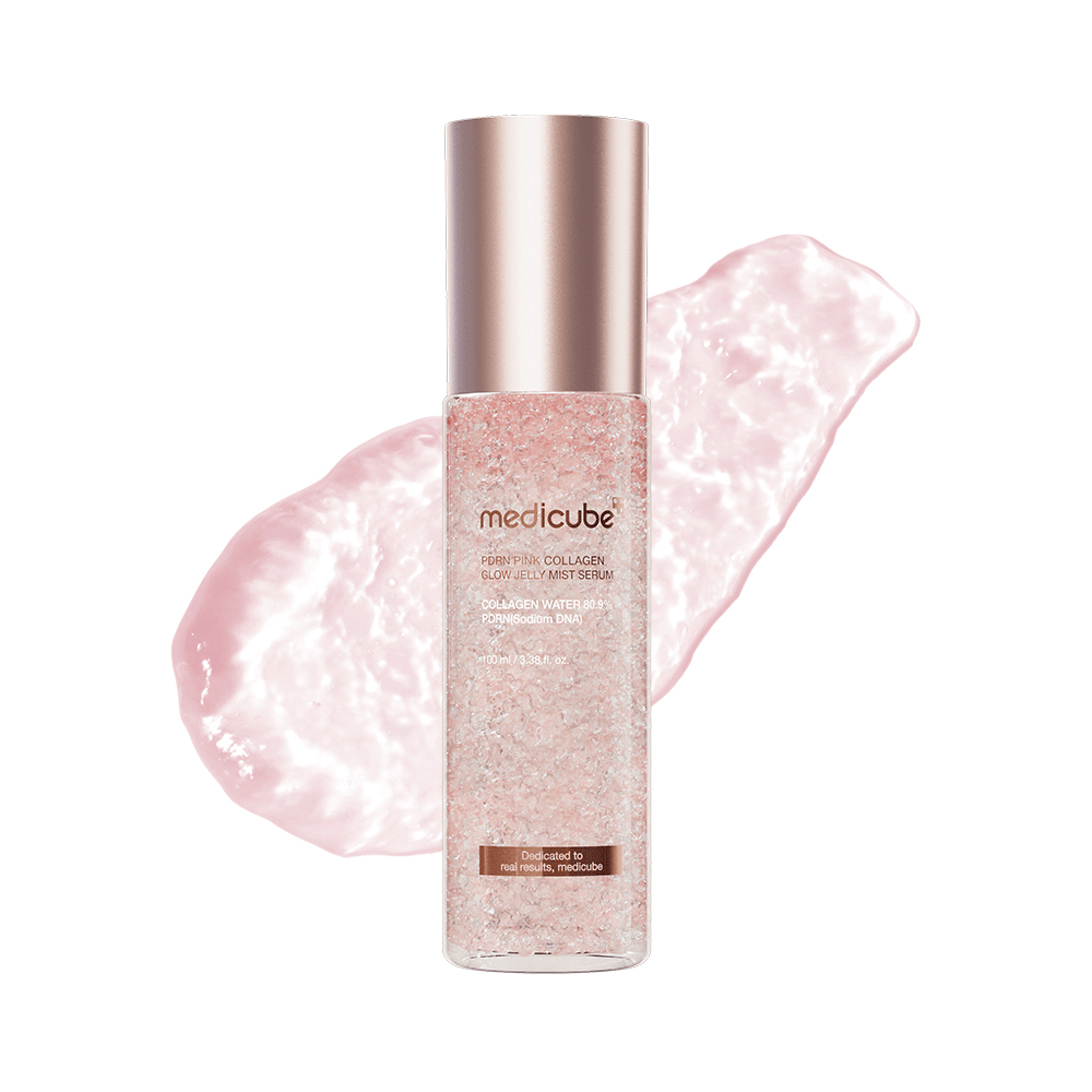 medicube medicube pdrn pink collagen glow jelly mist serum 3.38 fl. oz.