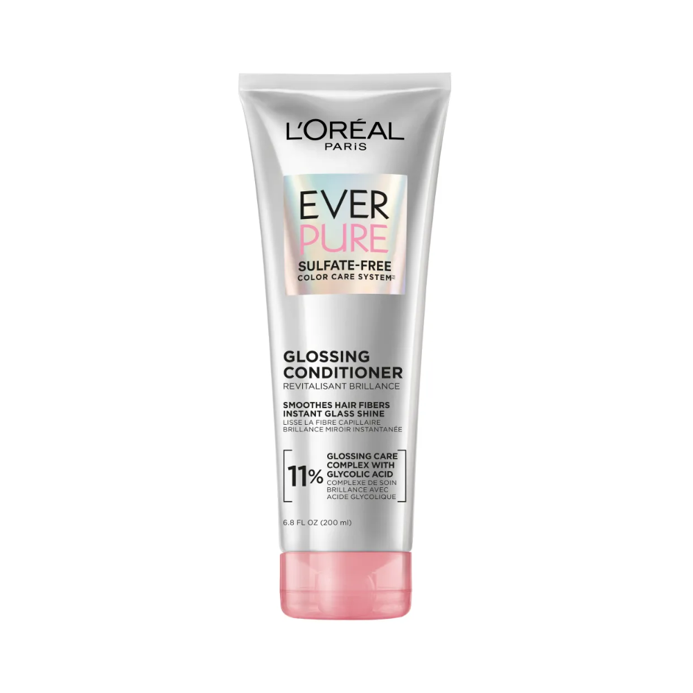 lorealparis loreal paris everpure sulfate free glossing conditioner for lasting shine 6.8 fl. oz.