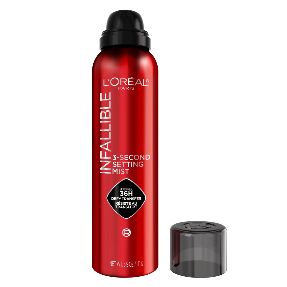 lorealparis l'oreal paris infallible 3-second setting spray, up to 36h wear, clear