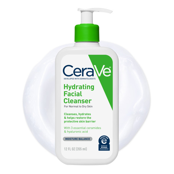 cerave cerave hydrating facial cleanser 12 fl. oz.