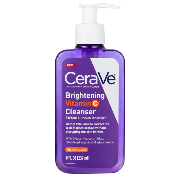cerave cerave brightening cleanser 8 fl. oz.