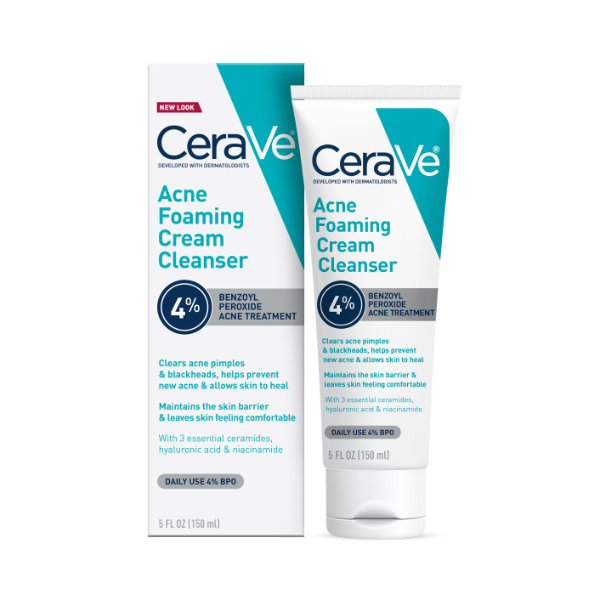 cerave cerave acne foaming cream wash 5 fl. oz.