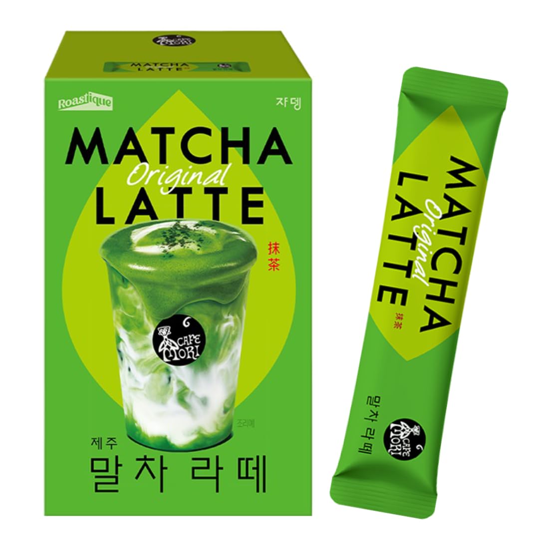 jardin jardin roastique cafe mori matcha latte 0.69 oz. x 10sticks