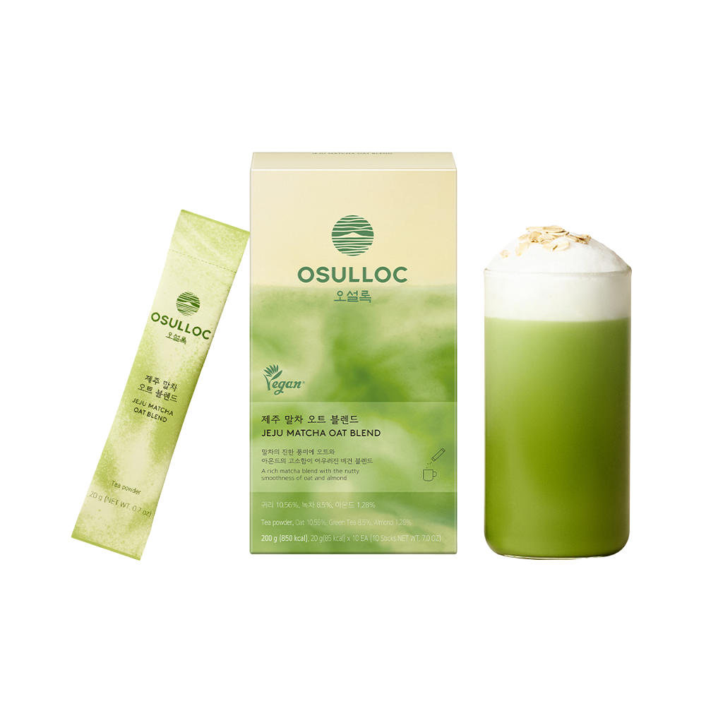 osulloc osulloc jeju matcha oat blend 0.7 oz. x 10ea