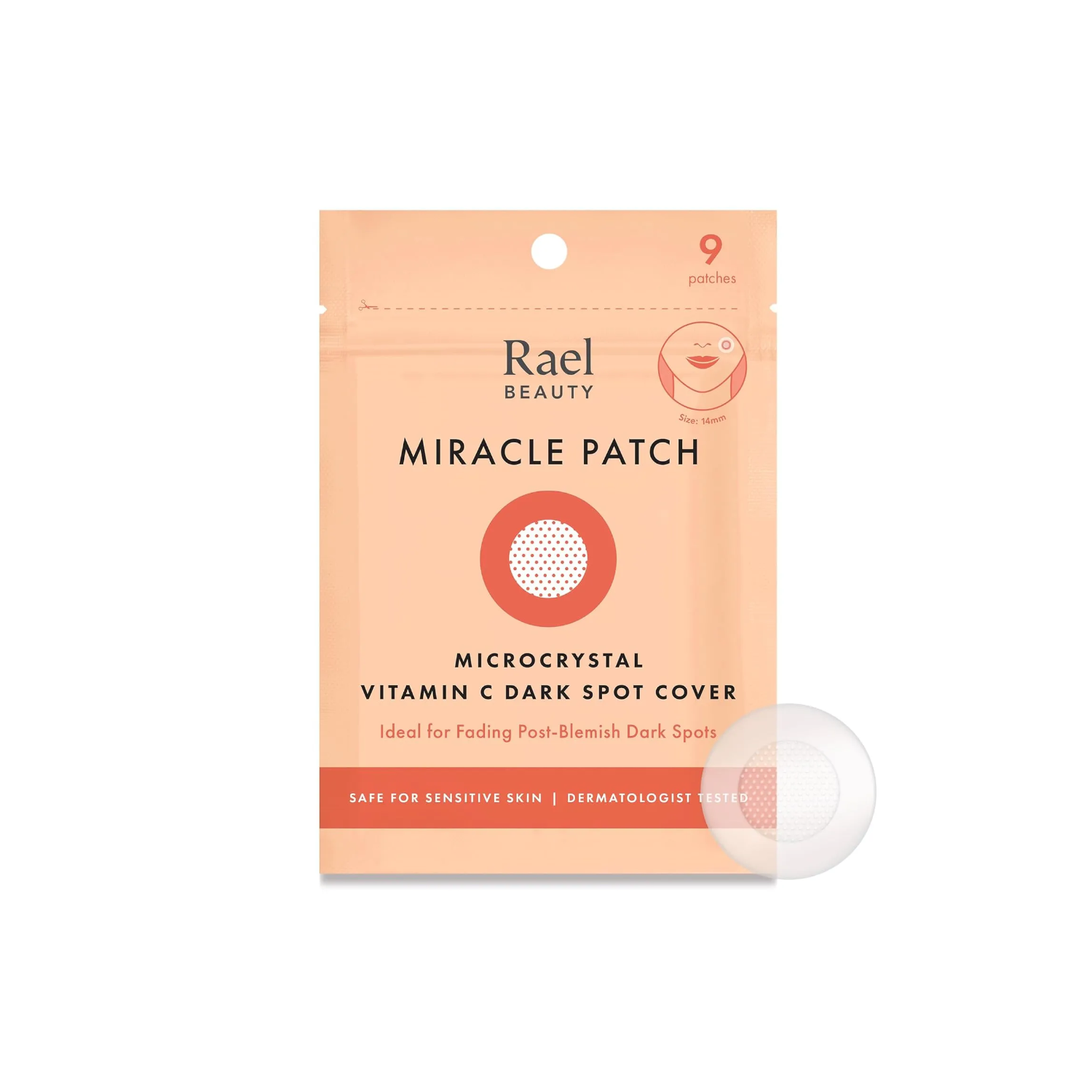 rael rael beauty miracle patch vitamin c dark spot cover
