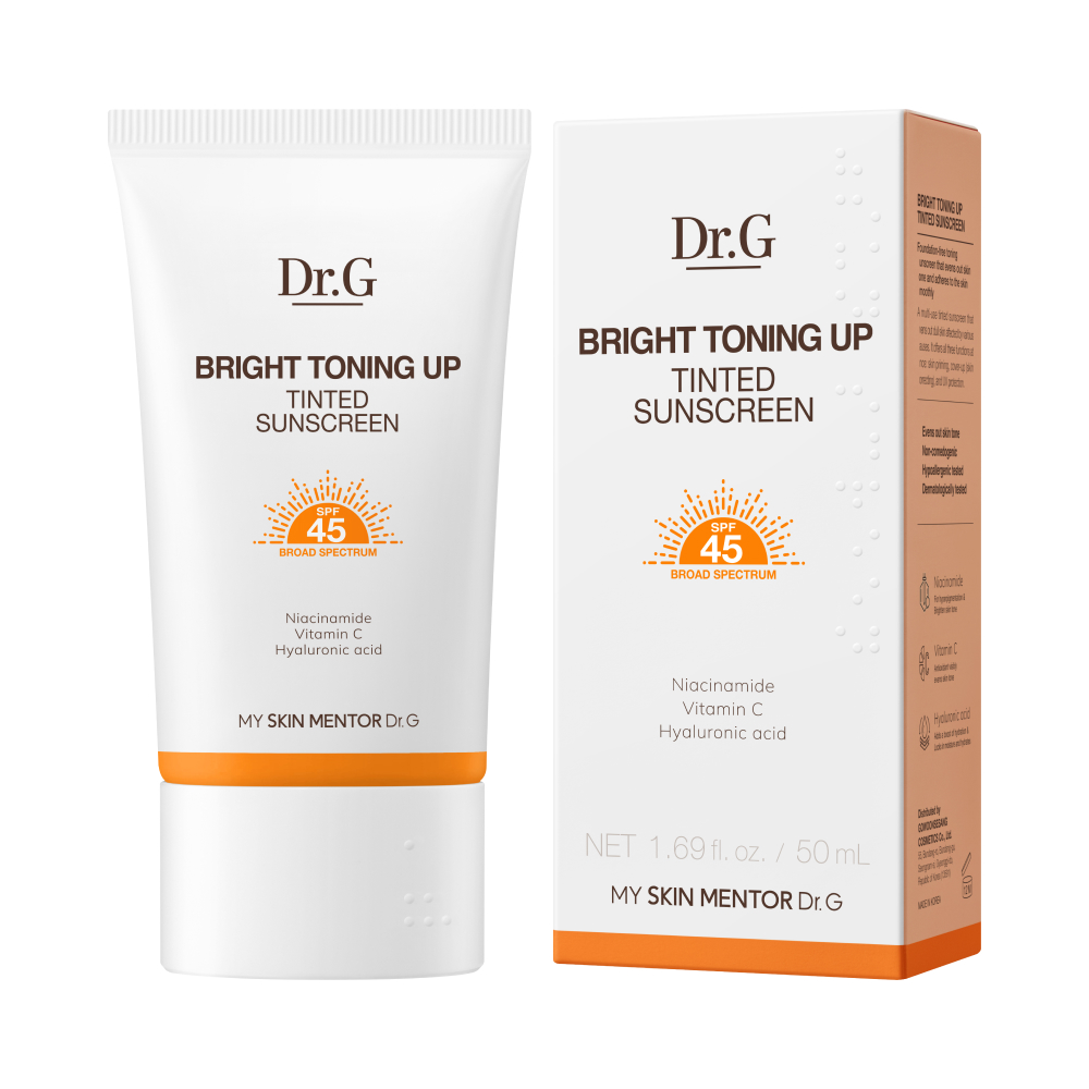 drg dr.g bright toning up tinted sunscreen 1.69 fl. oz.
