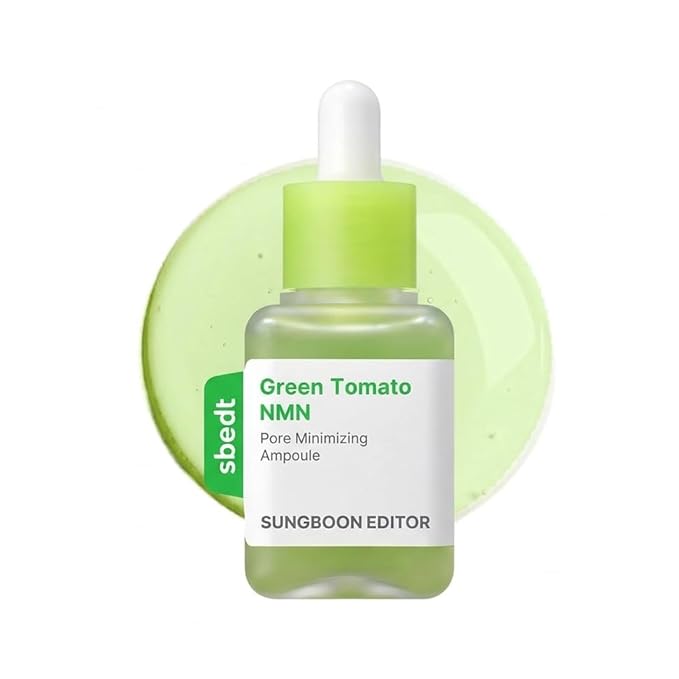 sungbooneditor sungboon editor green tomato nmn pore minimizing ampoule 1.35 fl. oz.
