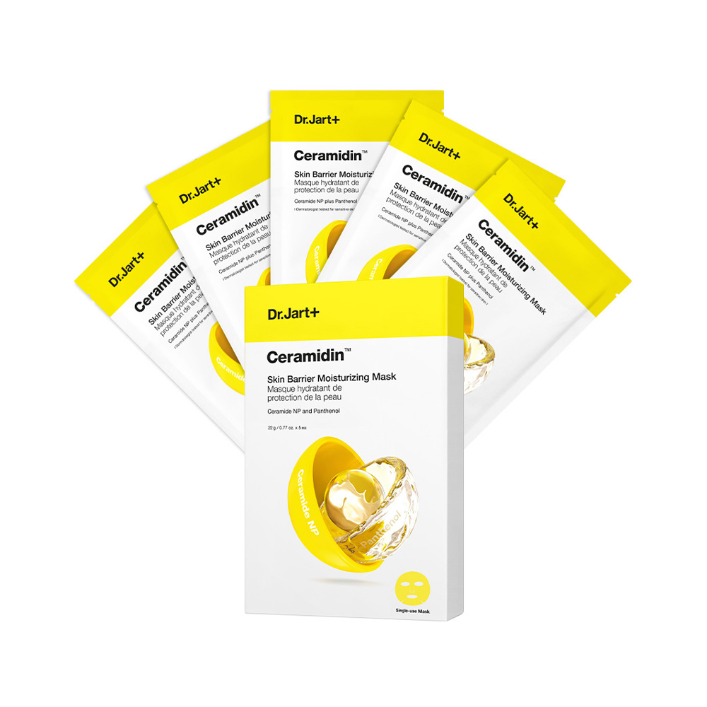 drjart dr.jart+ ceramidintm skin barrier moisturizing mask 5-pack