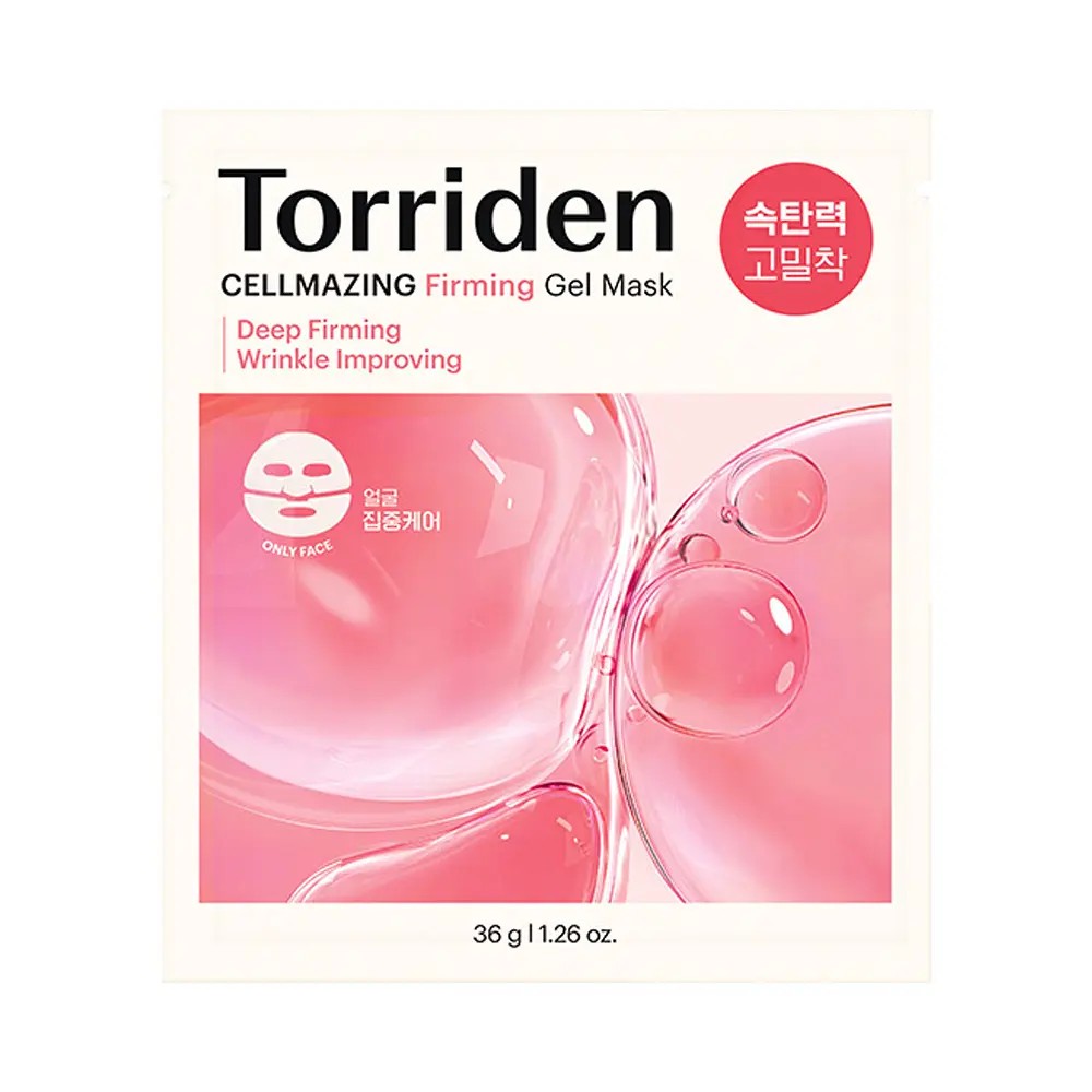 torriden torriden cellmazing low molecular collagen firming gel mask 4ct 1.27 oz.