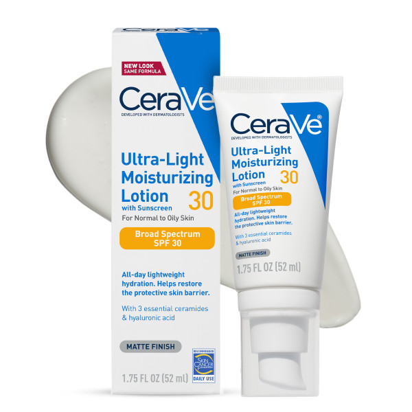 cerave cerave ultra light moisturizing lotion spf 30 1.75 oz.