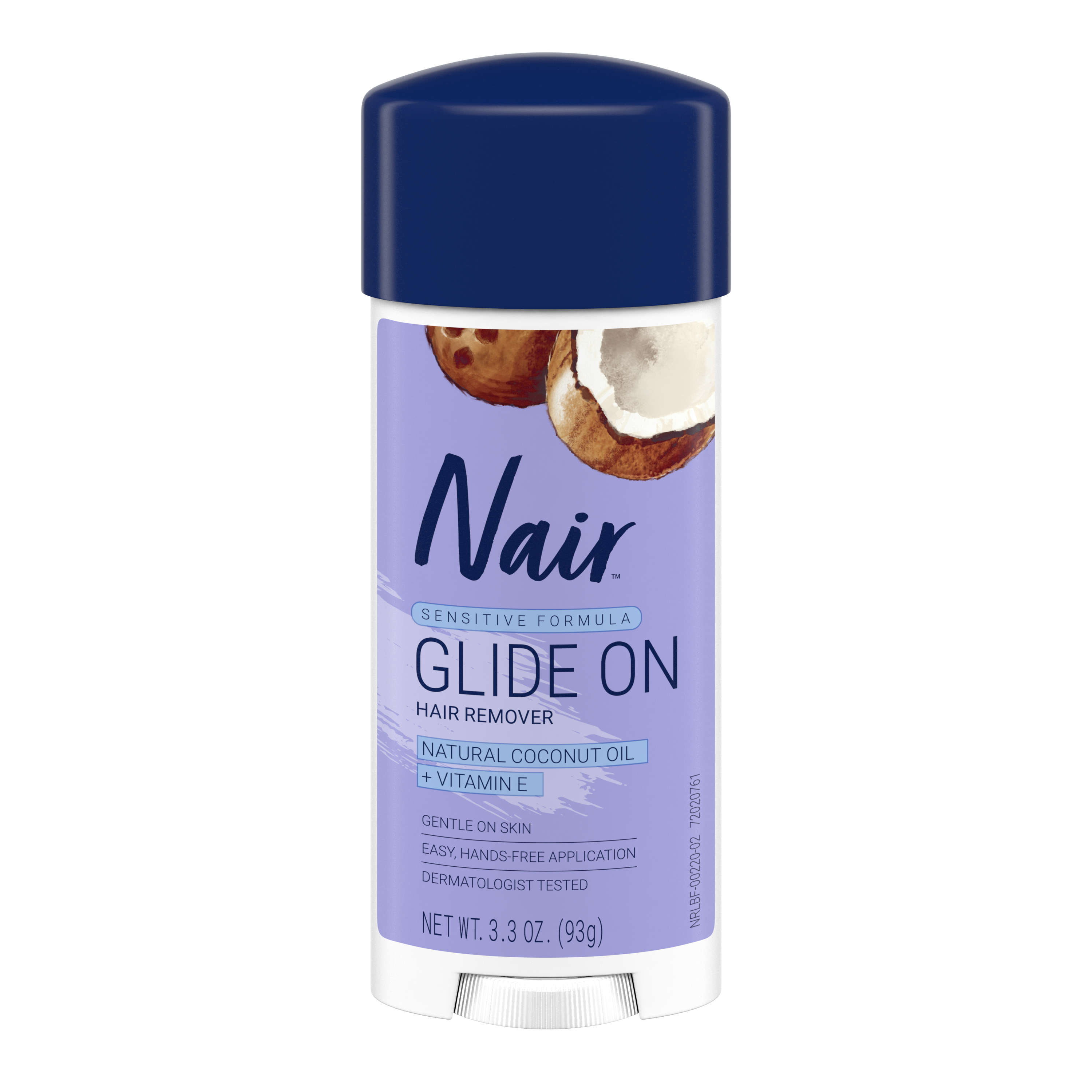 nair nair glide on hair removal cream for body, 3.3 oz.