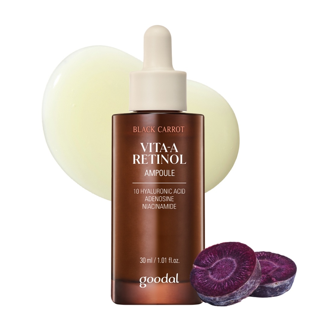 goodal goodal black carrot vita-a retinol ampoule 1.01 fl. oz.