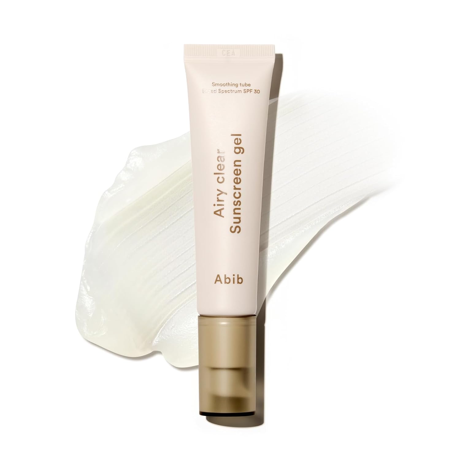 abib abib airy clear sunscreen gel smoothing tube 1.01 fl. oz.