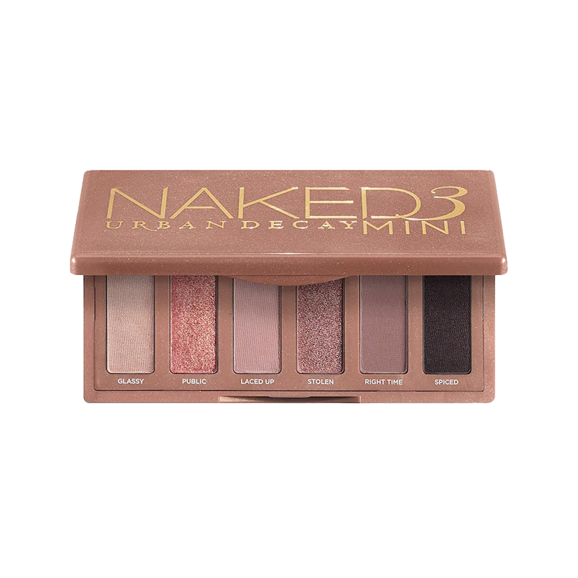 urbandecay urban decay mini naked3 eyeshadow palette medium tones 0.21 oz.