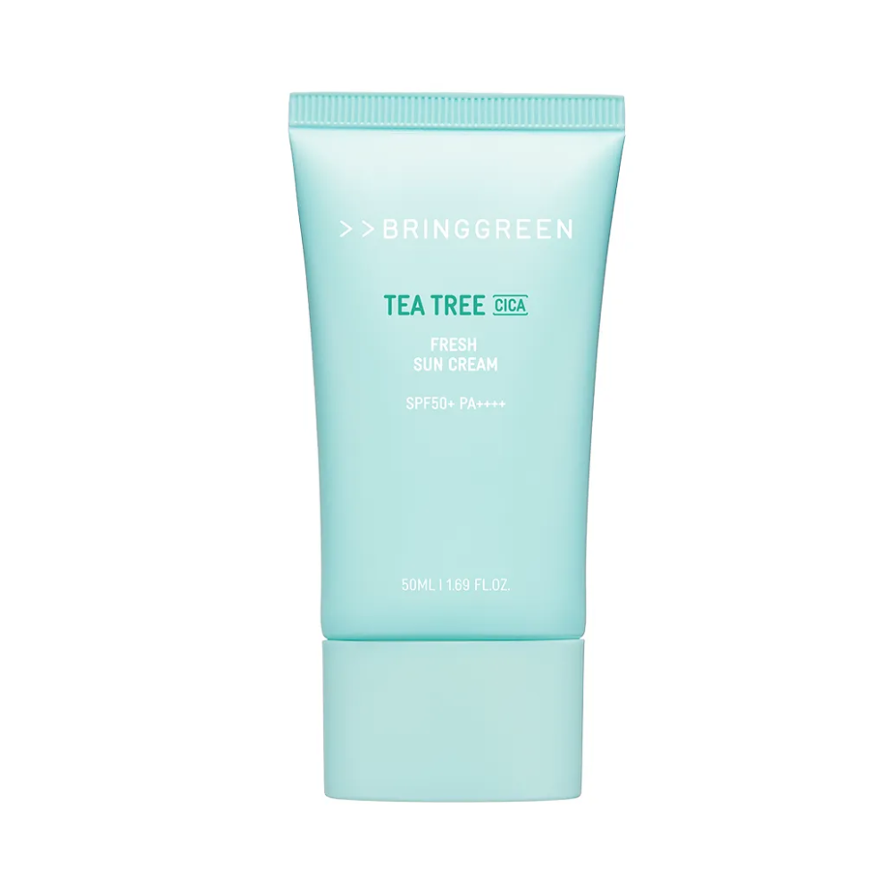 bringgreen bring green tea tree cica sun cream 1.69 fl. oz.
