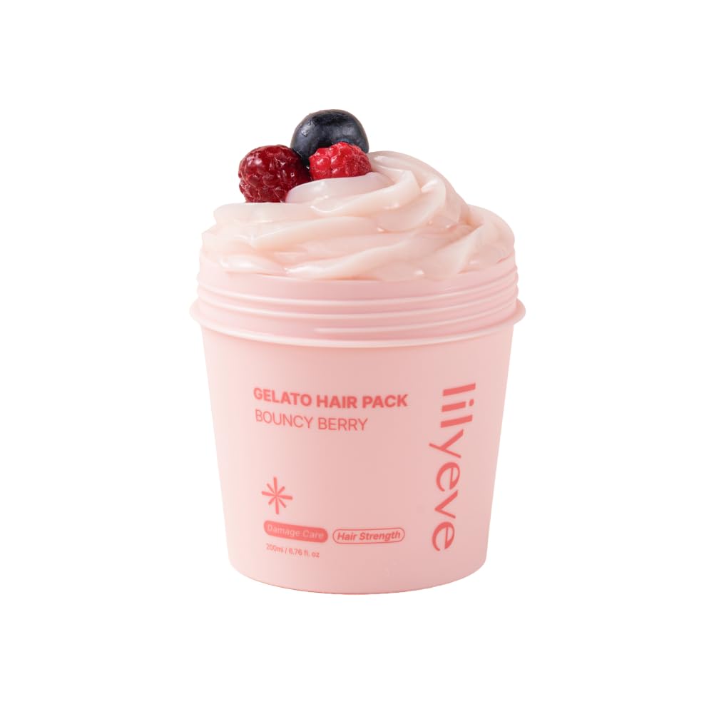 lilyeve lilyeve repair:turn gelato hair pack bouncy berry 6.76 fl. oz.