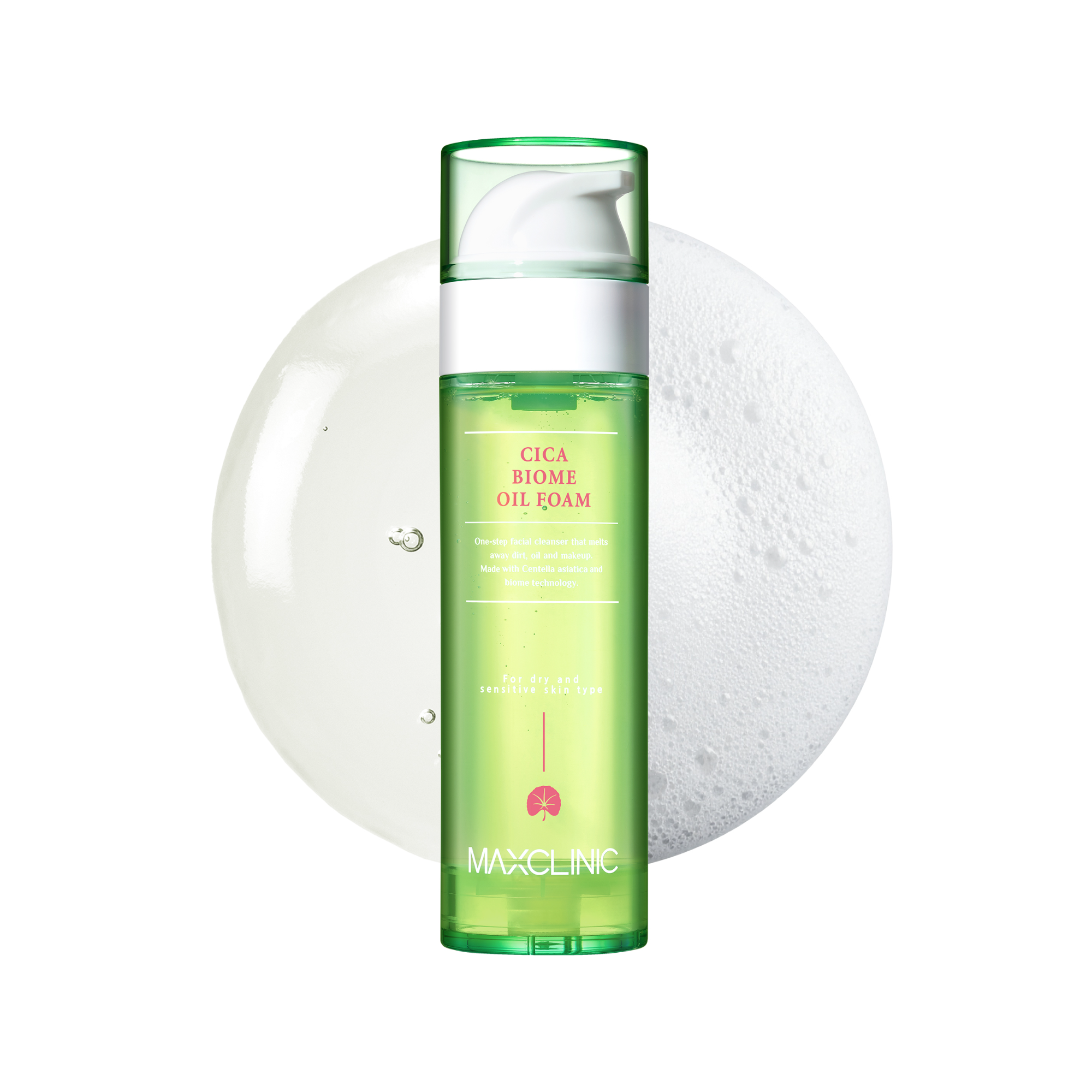maxclinic maxclinic cica biome oil foam 3.88 oz.