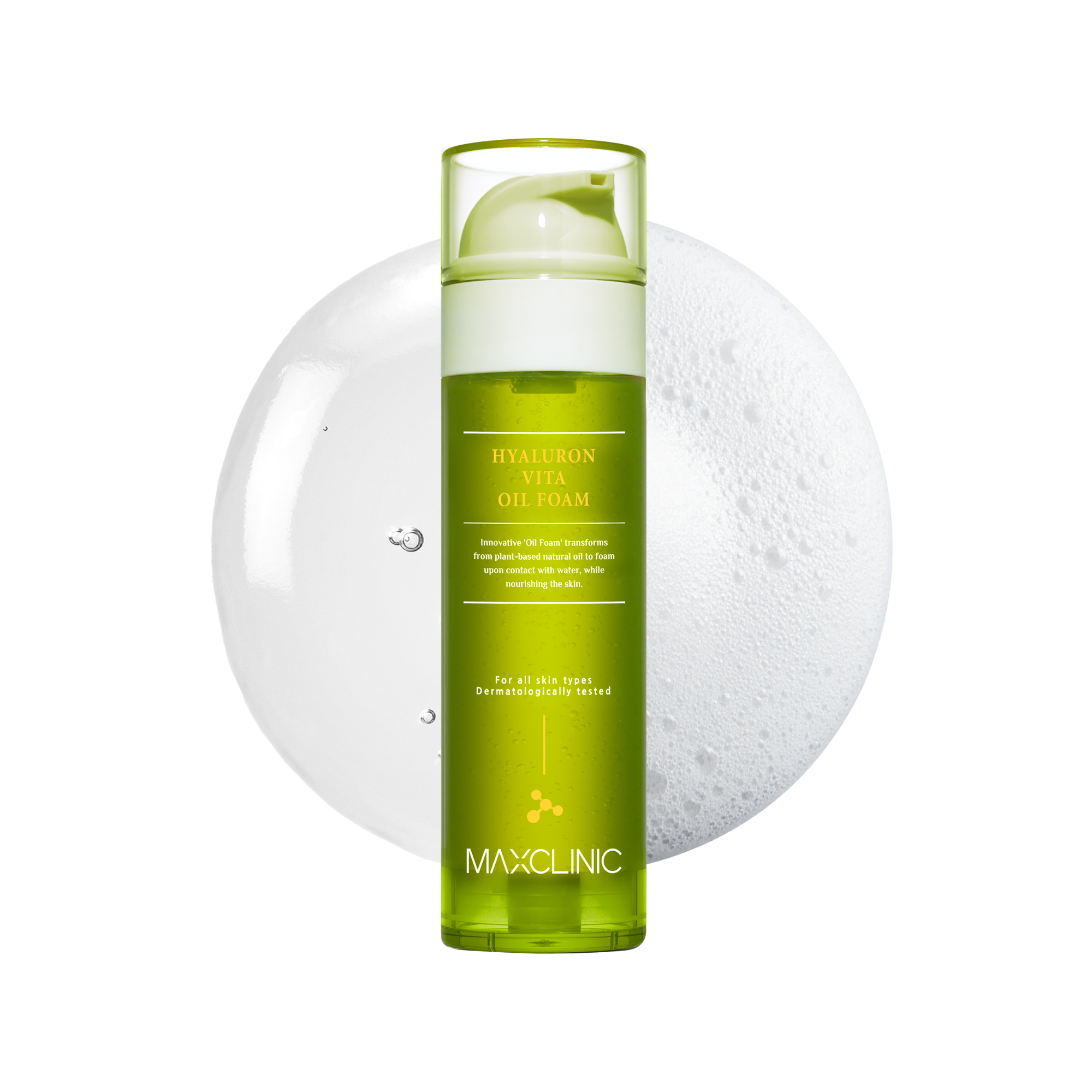maxclinic maxclinic hyaluron vita oil foam 3.88 oz.