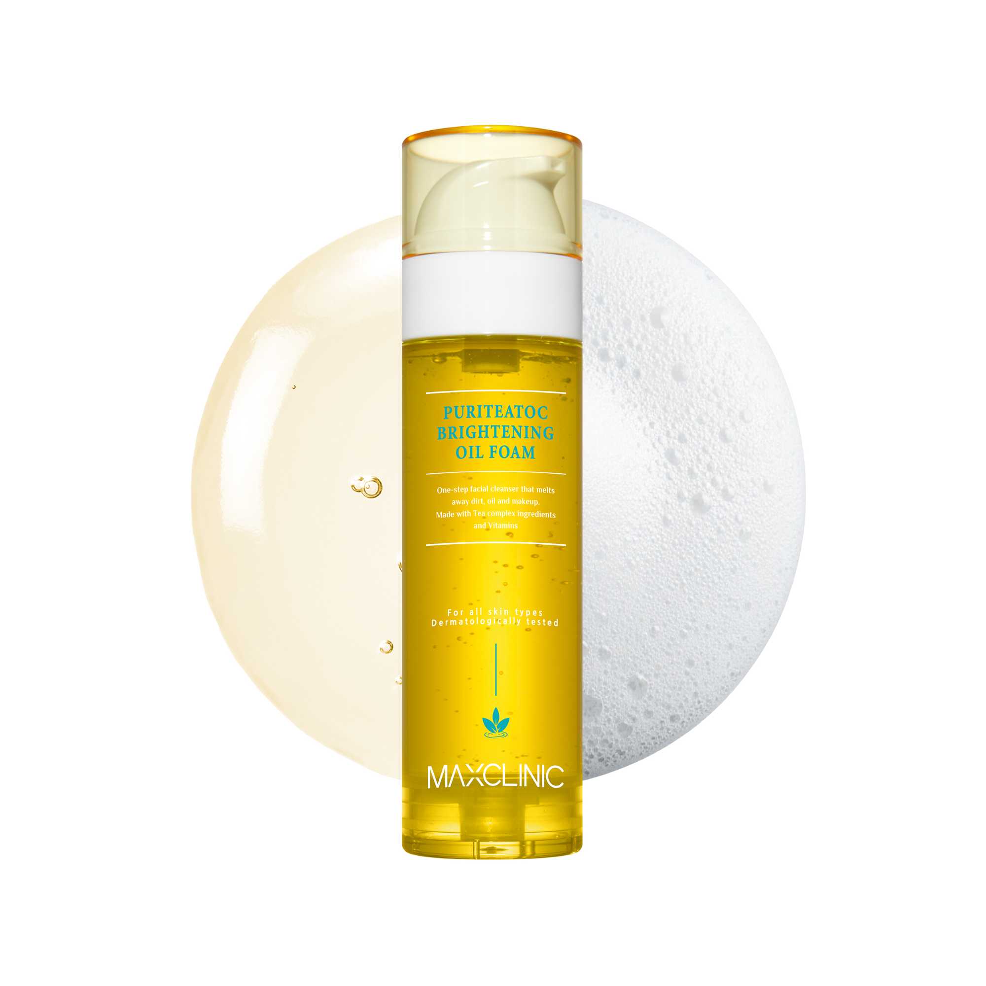 maxclinic maxclinic puriteatoc brightening oil foam 3.88 oz.