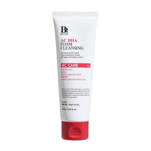 benton benton ac bha foam cleansing 4.05 fl. oz.