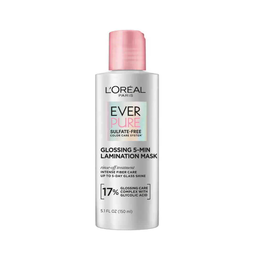 lorealparis l'oreal paris sulfate free glossing lamination mask for lasting shine, everpure 5.1 fl. oz.