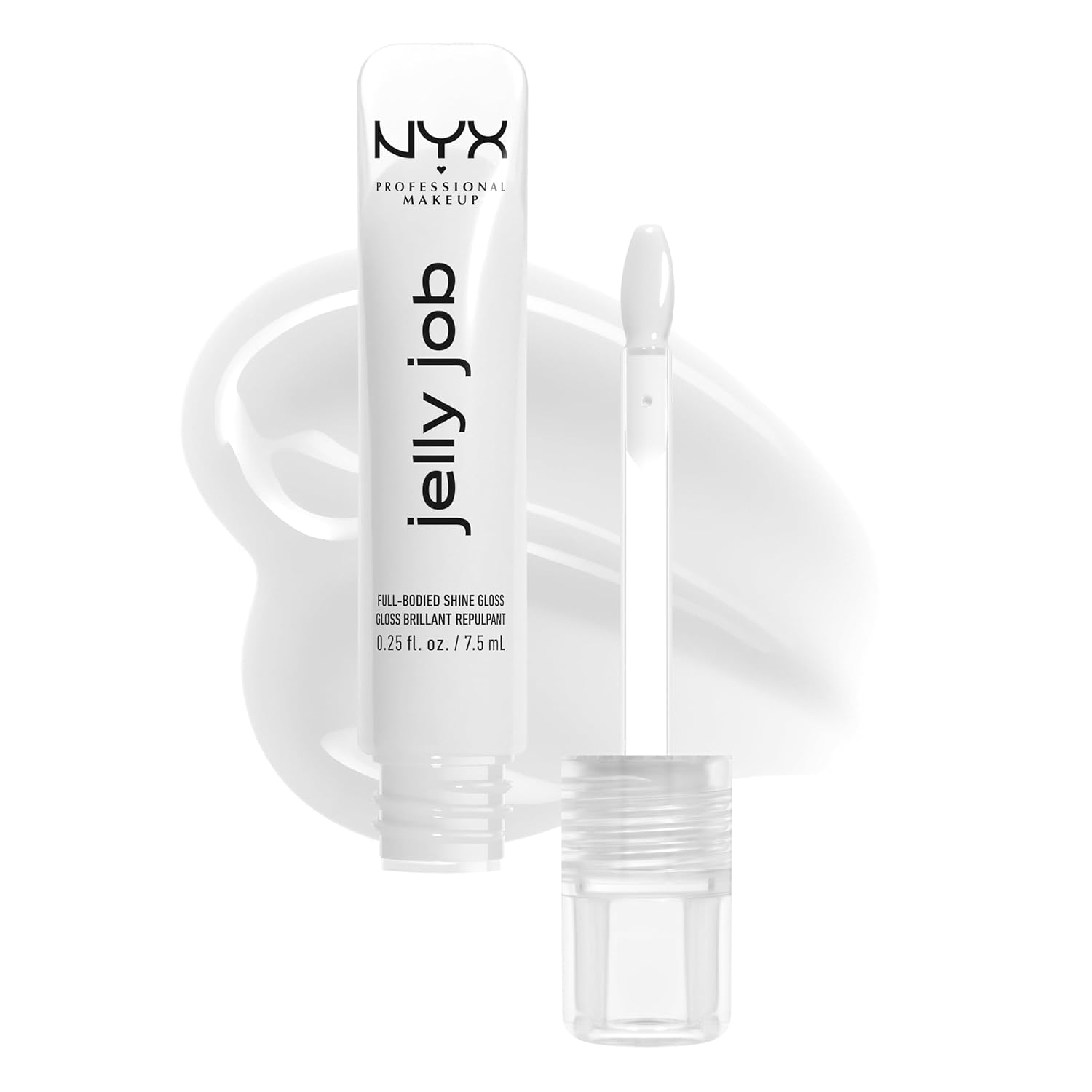 nyxprofessionalmakeup nyx professional makeup jelly job full-bodied shine lip gloss 0.25 fl. oz.