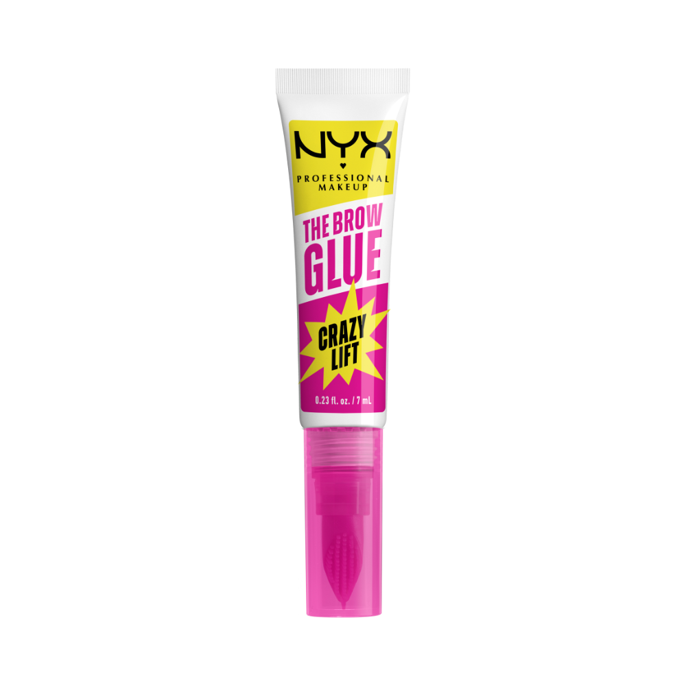 nyxprofessionalmakeup nyx professional makeup the brow glue- brow makeup the brow glue crazy lift, clear 0.23 fl. oz.