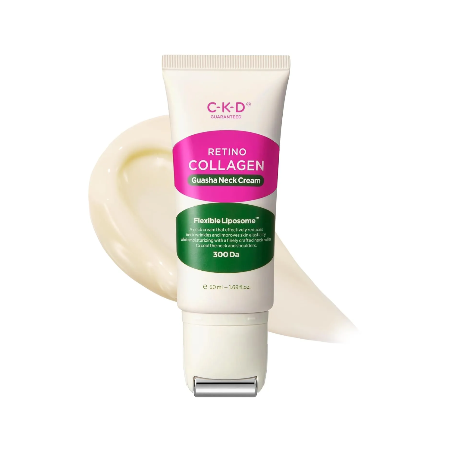 ckd ckd retino collagen small molecule 300 neck guasha cream filltocshot 1.69 fl. oz.