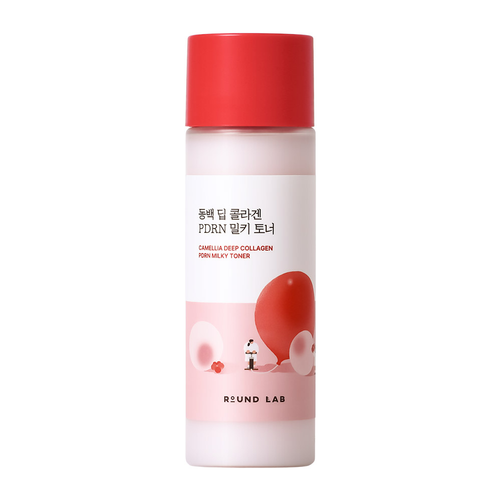 roundlab round lab camellia deep collagen pdrn milky toner 5.07 fl. oz.
