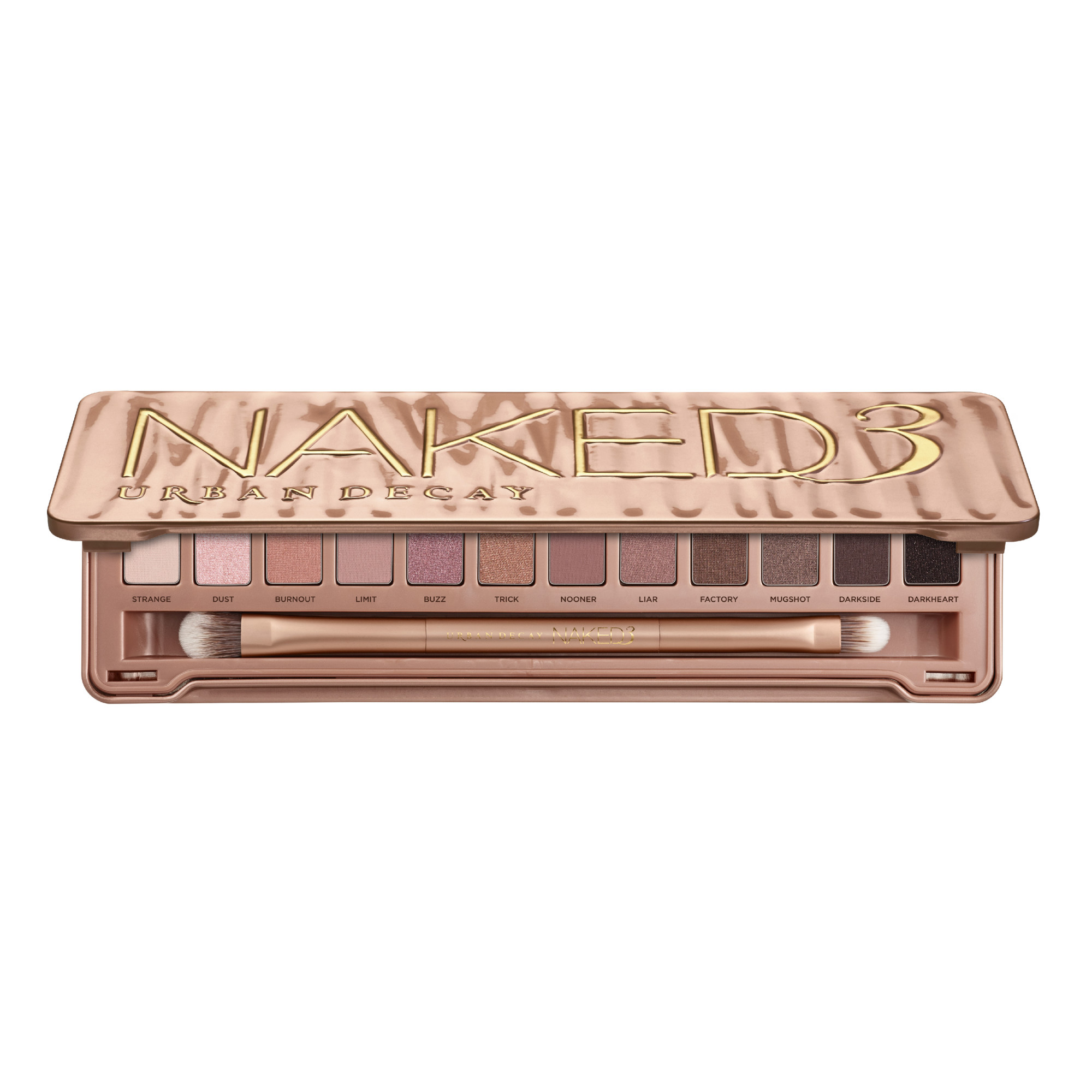urbandecay urban decay naked3 soft pink eyeshadow palette 0.4 oz.