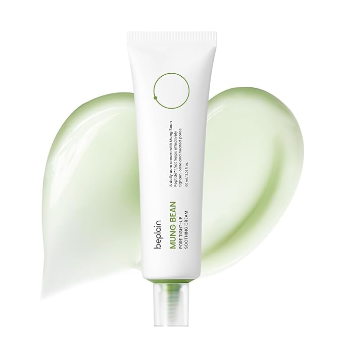 beplain beplain mung bean pore tight-up soothing cream 2.02 fl. oz.