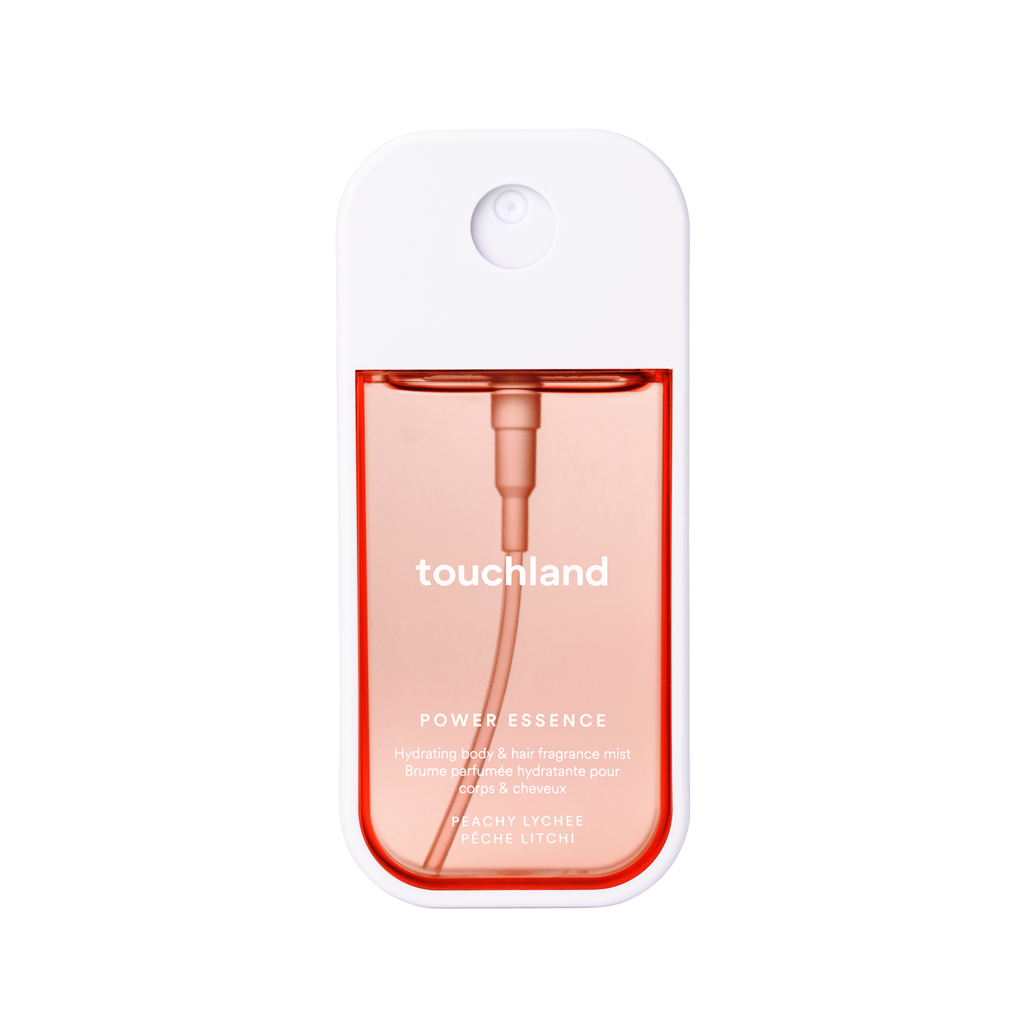 touchland touchland body & hair mist peachy lychee 2 fl. oz.