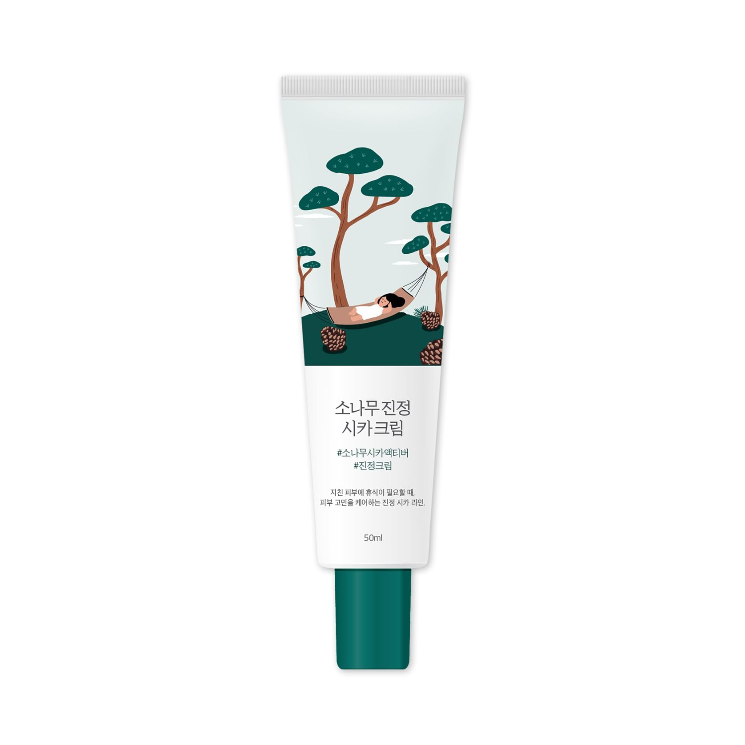 roundlab round lab pine calming cica cream 1.69 fl. oz.