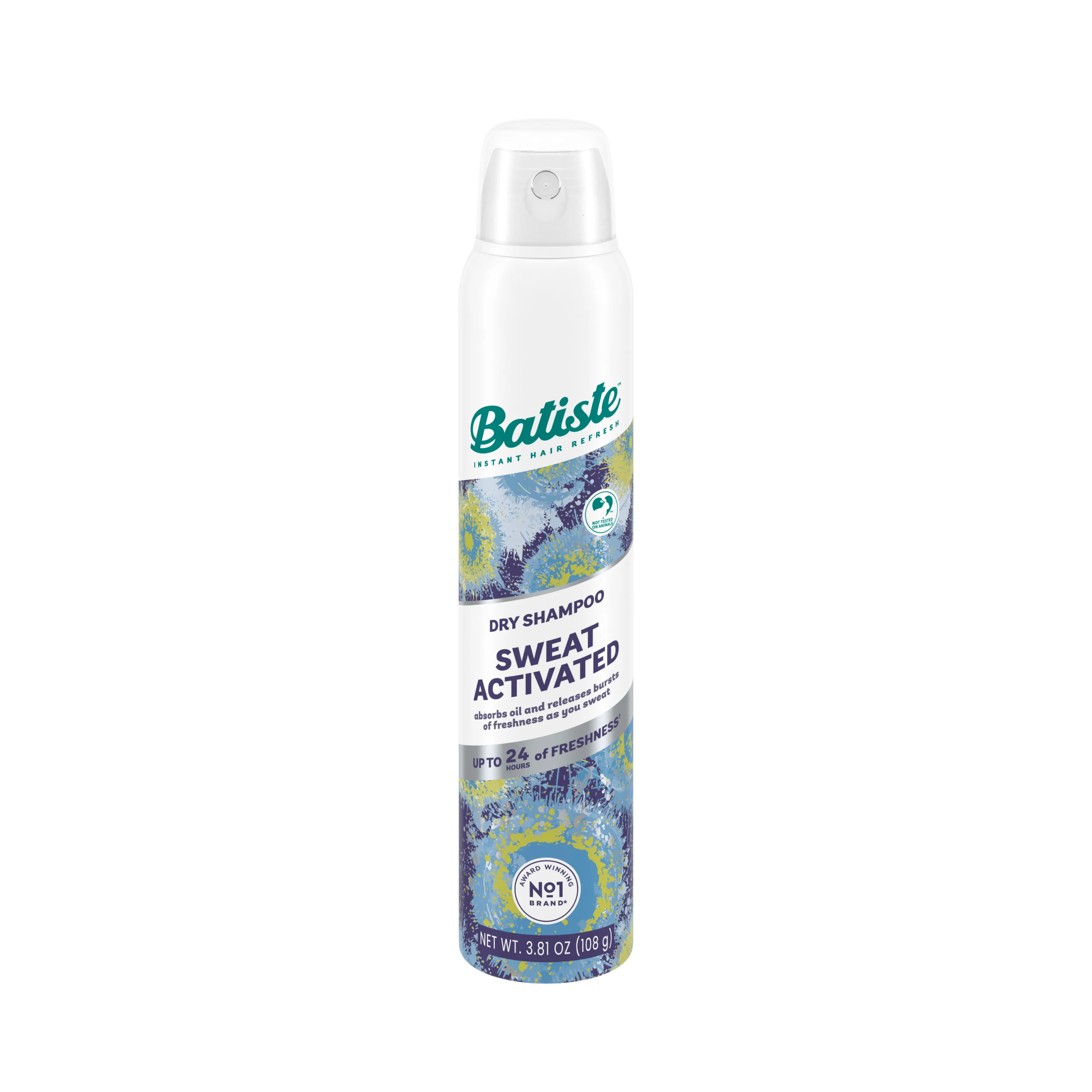 batiste batiste dry shampoo sweat activated 3.81 oz.