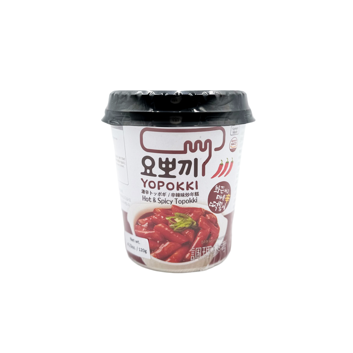 youngpoong youngpoong yopokki hot & spicy cup 4.2 oz.