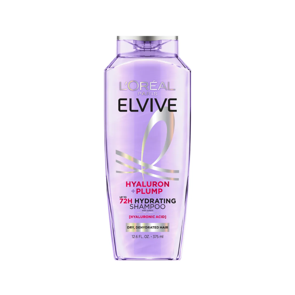 lorealparis l'oreal paris elvive hyaluron plump hydrating shampoo paraben free for dry hair 12.6 fl. oz.