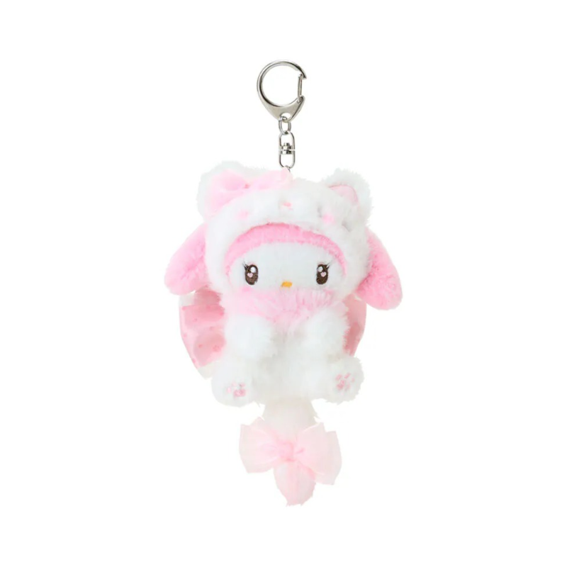 sanrio sanrio my melody plush mascot keychain