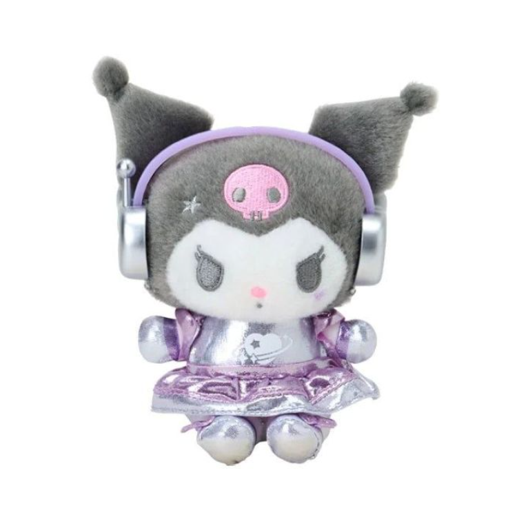 sanrio sanrio kuromi plush mascot keychain