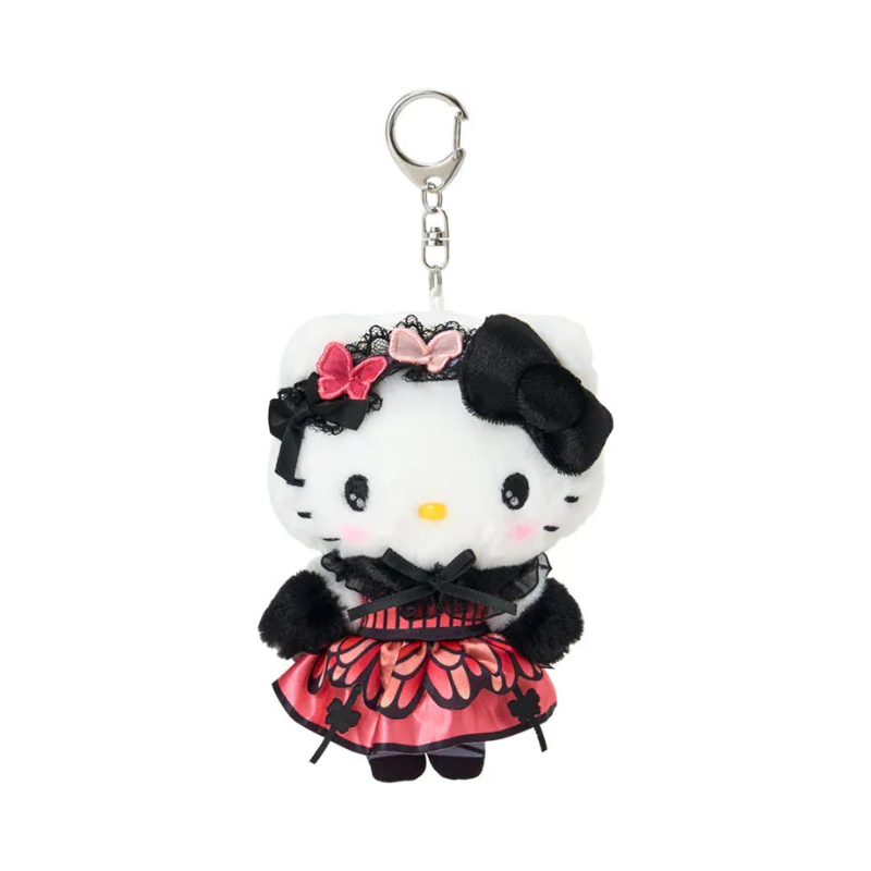 sanrio sanrio hello kitty white plush mascot keychain