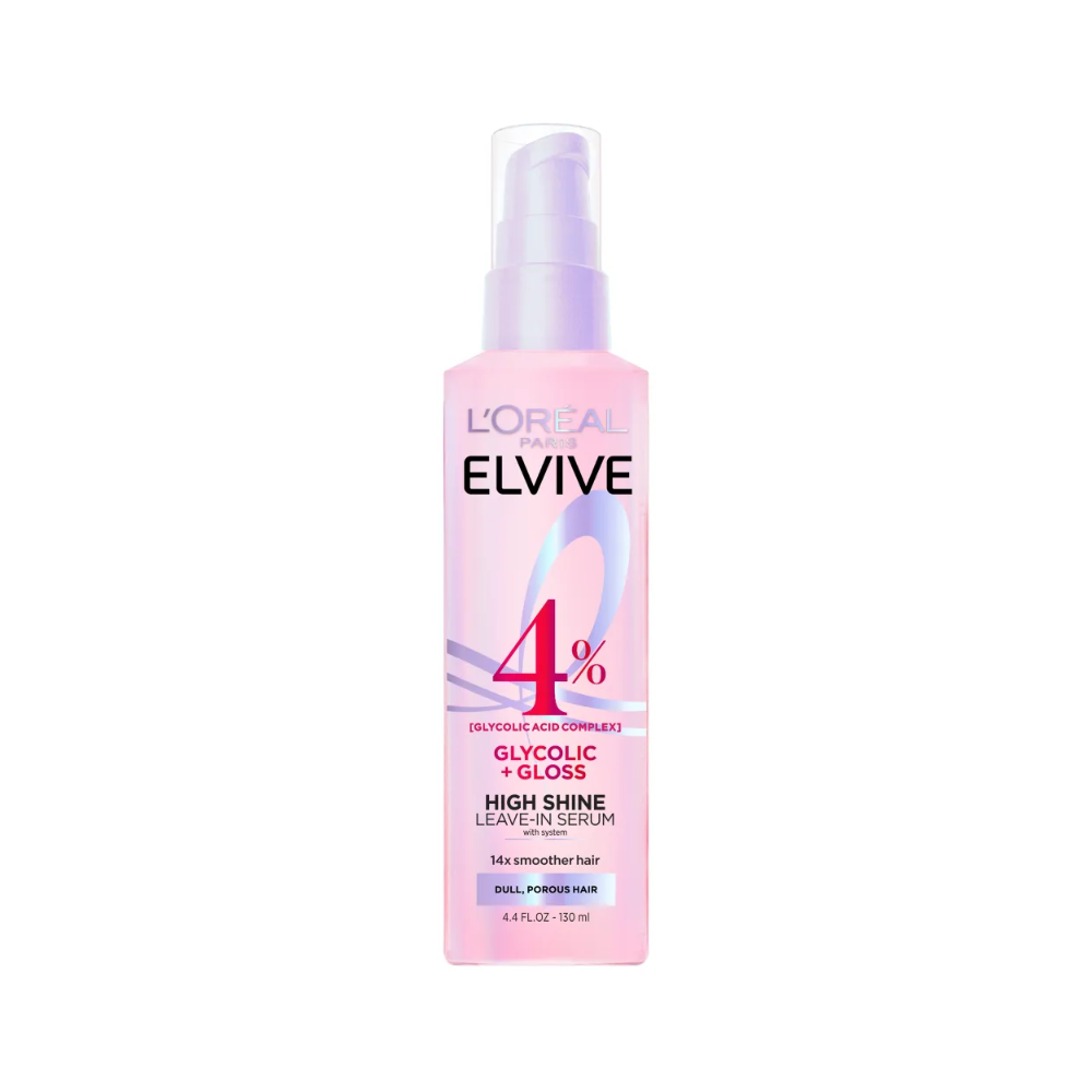 lorealparis l'oreal paris elvive glycolic gloss high shine leave-in serum 4.4 fl. oz.