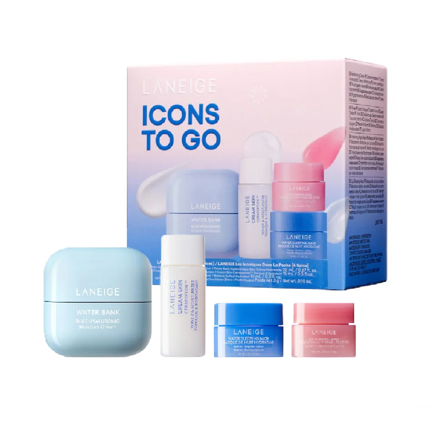 laneige laneige icons to go set