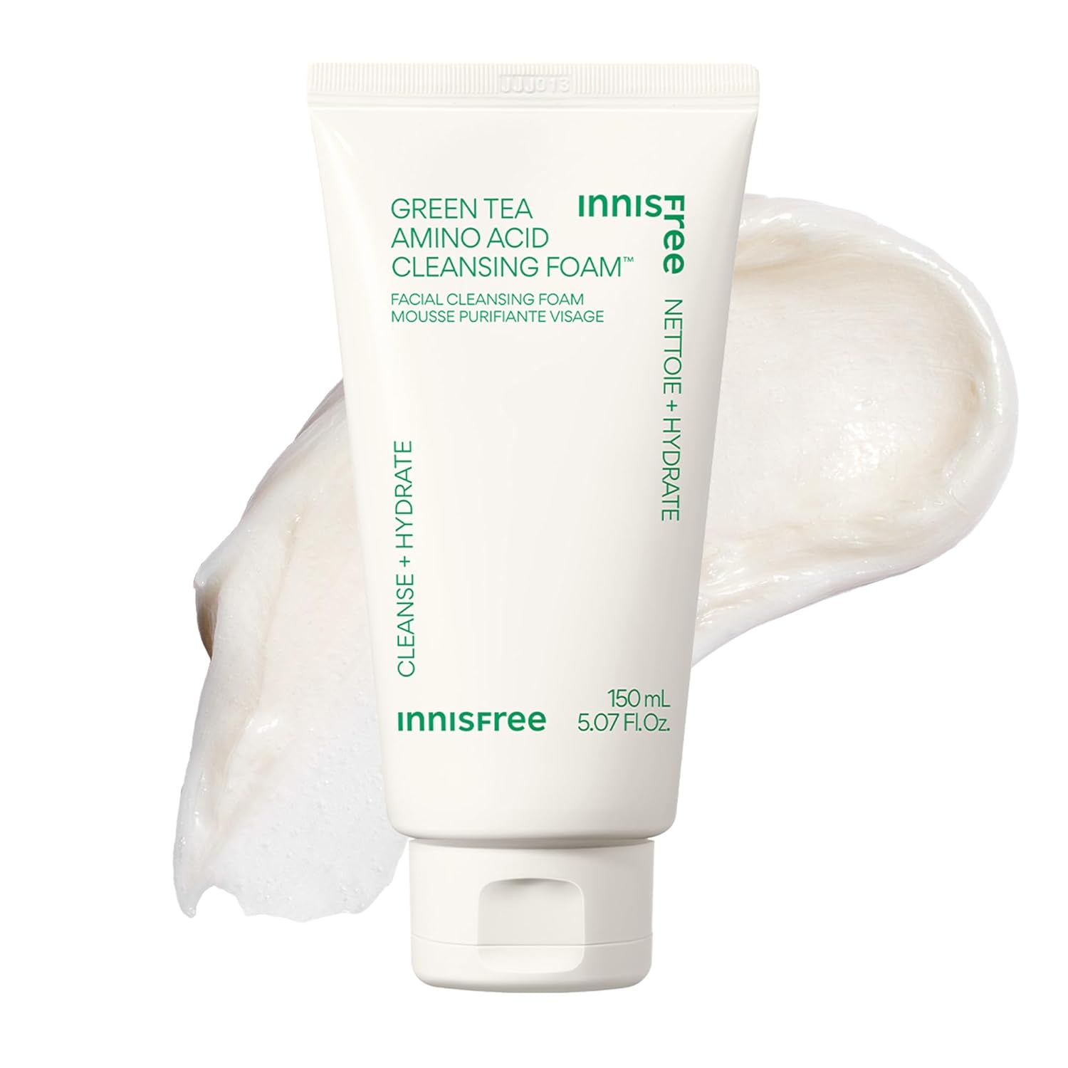 innisfree innisfree green tea amino acid cleansing foam 5.07 fl. oz.