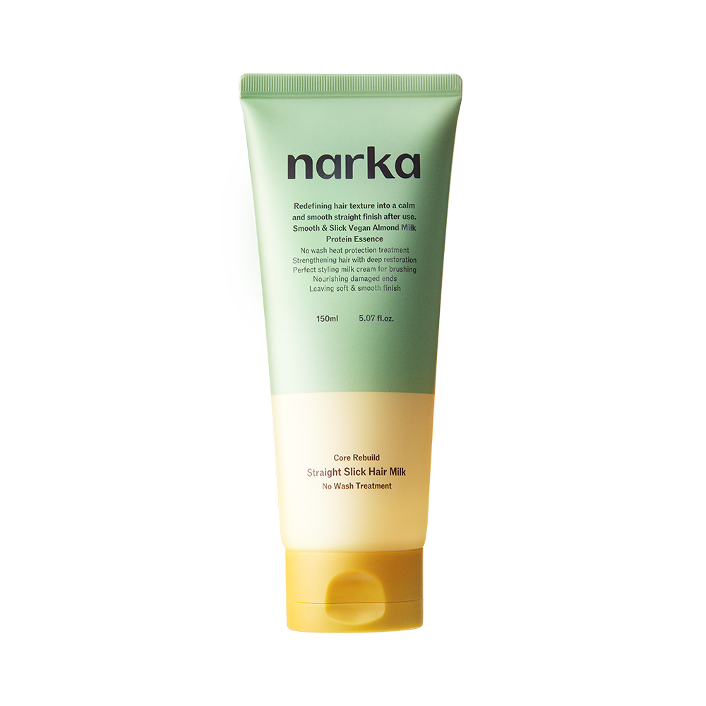 narka narka core rebuild straight sleek hair milk 5.07 fl. oz.