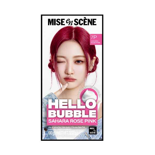 mise-en-scène mise-en-scène hello bubble 7p sahara rose pink 3.52 oz.