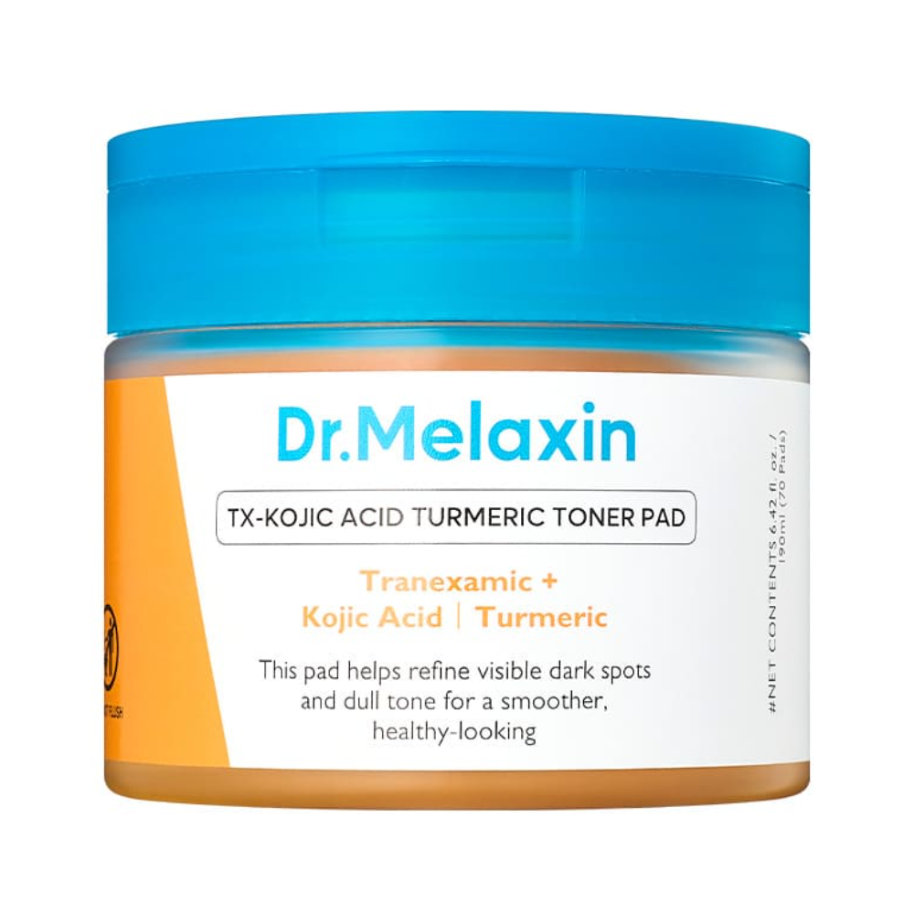 drmelaxin dr.melaxin tx-kojic acid turmeric toner pad 70p 6.42 fl. oz.