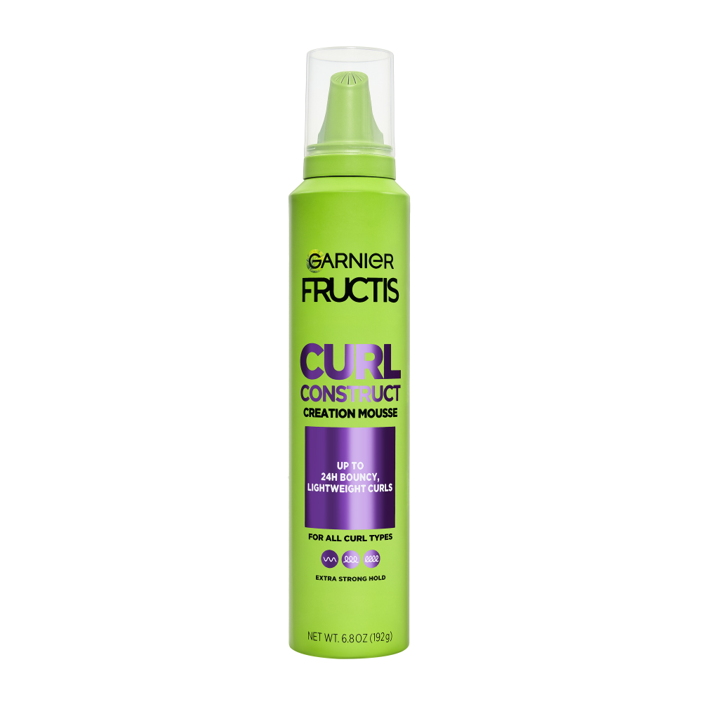 garnier garnier fructis curl construct creation mousse with coconut water 6.8 oz.